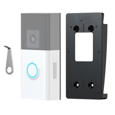 SENLEG Vinyl Siding Doorbell Wall Mount Kit Fit for Ring/Video Doorbell, Vertical Doorbell Angle Wedge Mounting Bracket Plate(4-inch Standard Vinyl Siding Only)