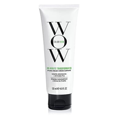 COLOR WOW One Minute Transformation – Instant frizz fix| Nourishing styling cream smooths, tames + defrizzes on the spot, Avocado oil + Omega 3’s hydrate, repair for silkier, smoother texture