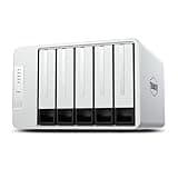 TERRAMASTER D5-300 USB3.1 (Gen1) Type C 5-Bay External Hard Drive Enclosure Support RAID 5, 0, 1, 10, Clone, JBOD, Single Disk Hard Disk RAID Storage (Diskless)