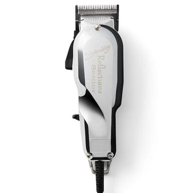 Wahl Professional Reflections Senior Clipper, V9000 Motor Corded Electric Hair Clipping Tool, Adjustable Taper Lever, Metal Housing