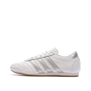 adidas Taekwondo Lace Women's Shoes, Cloud White/Silver Metallic/Gum, Size 7
