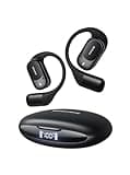 Eonini Open Ear Headphones Wireless, 40H Playtime IPX5 Waterproof Bluetooth Earbuds – Secure Fit for Glasses Wearers, Deep Bass Sport Headphones for Running/Gym, Power Display