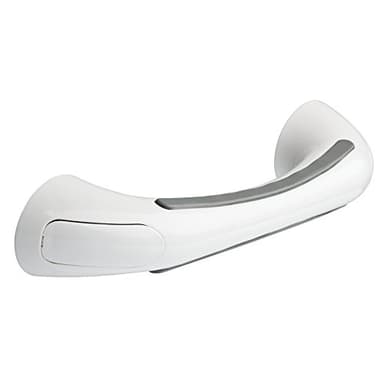Delta Designer (1-Pack) 9' Assist Bar ADA Compliant White Bathroom Safety Soft Handle | Wall Mount 300 lb Capacity, Balance, Handicap Grip for Shower, Tub, Toilet DF509-SG1