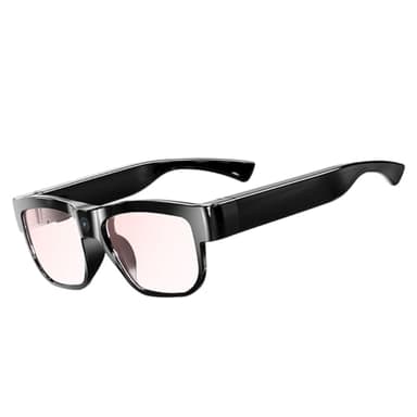 Yenwot Camera Glasses Smart Glasses with Camera Outdoor Video Recording Wearable Black Glasses for Men Women adpot USB Port for Driving Riding Training Hiking