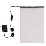 PDLC Switchable Smart Film Electric Smart Glass Film Adhesive All Day Privacy Protection Window Sticker, 6Inch x 12Inch