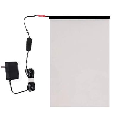 PDLC Switchable Smart Film Electric Smart Glass Film Adhesive All Day Privacy Protection Window Sticker, 6Inch x 12Inch