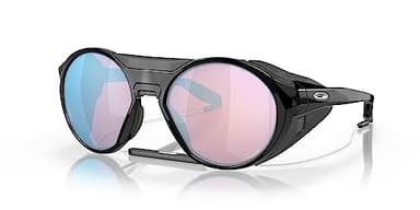 Oakley Mens OO9440 Clifden Round Sunglasses, Polished Black/Prizm Snow Sapphire Iridium, 54 mm