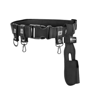 Booms Fishing FB2 Fishing Wade Belt with Rod Holder, Adjustable Nylon Wading Belt 45" Max Length, Wade Fishing Belts for Casting