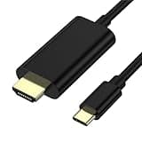 USB C to HDMI Cable（6FT）, [4K, High-Speed] USB Type C to HDMI Cable for Home Office, [Thunderbolt 3/4 Compatible] for Chromebook,for MacBook Pro/Air 2023,for iPad Pro, for iMac, for XPS 17, S23