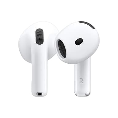 Apple AirPods 4 Wireless Earbuds, Bluetooth Headphones, with Active Noise Cancellation, Adaptive, Transparency Mode, Personalized Spatial Audio, USB-C Charging Case, Wireless Charging, H2 Chip