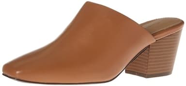 Amazon Essentials Women's Square Toe Mule, Tan, 6.5