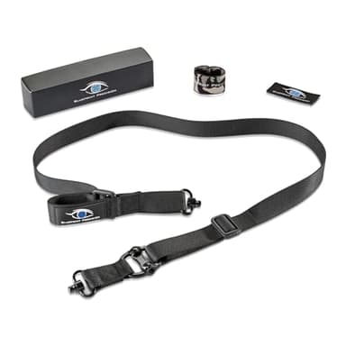 Blueprint Precision Rifle Sling - Durable Two Point Sling with Fast Adjust Pull Tab, Dual QD Mounts & Free Camo Sling Band for Hunting, Range & Tactical Use- Secure Gear Management & Comfortable Carry