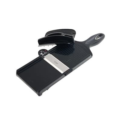 Lacor - 60275 - Bi-directional Fast Mandolin, Smooth Cut, BPA-Free, DoubleCut System, Sharp Blades, Two Cutting Types, Compact and Removable Design