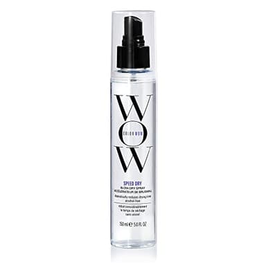 COLOR WOW Speed Dry Blow Dry Spray – Cut Blow Dry Time by 30% | Heat Protectant, Prevent Breakage | Cruelty-Free & Gluten-Free