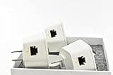 (3 Pack) PE1 AC1200 Wi-Fi Pod Mesh Range Extender Compatible with Cox Panoramic Rental Router Only, Not with Customer Owned Routers (1 x Gigabit Port), White