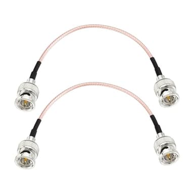 Superbat 3G HD SDI Cable BNC Jumper 6 inch 75 ohm for Cameras Monitor Vedio Recorder BMCC Video Equipment Supports HD-SDI 3G-SDI 4K 8K SDI Video Cable 2Pcs