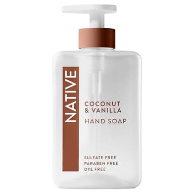 Native Liquid Hand Soap, Coconut & Vanilla, Sulfate & Paraben Free, Naturally Derived Ingredients, 13 oz
