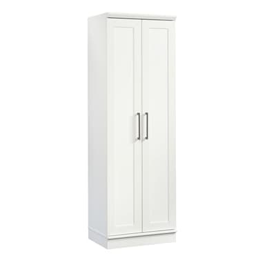 Sauder HomePlus Storage Cabinet/ Pantry cabinets, Soft White finish