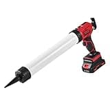 VEVOR Cordless Caulking Gun 20oz/600ml, 20V Electric Sausage Caulking Gun with 4 Adjustable Speeds, Anti-Drip Battery Powered Caulk Gun & 2.0AH Battery, Fast Charger, LED Light for Filling, Sealing