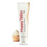 Happy Tooth Natural Hydroxyapatite Toothpaste, Fluoride Free, SLS Free, Whitening for Sensitive Teeth, Natural Ingredients, Dentist Formulated & Recommended, Adults & Kids, Vanilla Frosting 3.4 Fl Oz