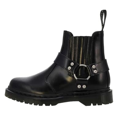 Dr. Martens, Unisex, 2976 Harness, Black, Mens 7, Womens 8, Medium