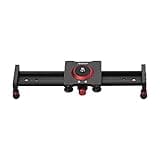 Andoer 30cm/12inch Aluminum Alloy Camera Track Slider Video Stabilizer Rail for DSLR Camera Camcorder DV Film Photography, Load up to 11Lbs