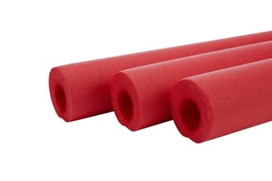 Allstar Performance Roll Bar Padding, 36 in Long, Foam, Red, Set of 3