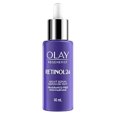 Olay Retinol 24 MAX Night Smoothing Serum, Fragrance – Free, 1.3 Oz