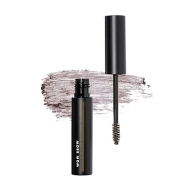 e.l.f., Wow Brow Gel, Volumizing, Buildable, Wax-Gel Hybrid, Creates Full, Voluminous-Looking Brows, Locks Brow Hairs In Place, Neutral Brown, Fiber-Infused, 0.12 Oz