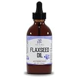 Herb To Body Organic FlaxSeed Oil 4oz - Cold Pressed Formula - Great to Promote Hair Growth - Rich in essential Fatty Acids - Skin Moisturizer