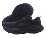 HOKA ONE ONE Bondi 8 Womens Shoes Size 9, Color: Black/Black
