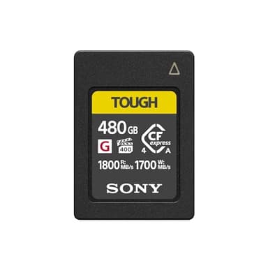 Sony 480GB CFexpress Type A Tough Memory Card - 1800MB/s Read, 1700MB/s Write, VPG400 Certified