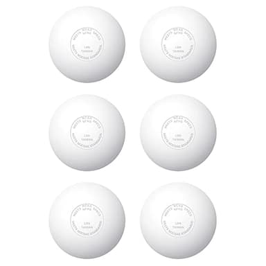 CHAMPRO Premium Rubber NOCSAE Lacrosse Balls, Regulation Colors, Sets of 3, 6, and 12.
