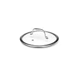 HexClad Tempered Glass Lid, 8-Inch, Designed for HexClad Hybrid Cookware, Steam Vented, Dishwasher Safe