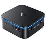 KAMRUI Mini PC Computers, AK1PLUS 12GB LPDDR5 RAM 256GB SSD, Mini Desktop Computer Intel N100 Mini PC, 4 Core Micro PC, Desktop PC 4K, Support 2.5’’ SSD, 2.4G/ 5.0G WiFi, Ethernet, HTPC
