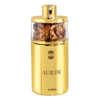 Ajmal Aurum Eau de Parfum 2.5 oz (75 ml) for Women | Fresh, Fruity & Floral Oriental Perfume with Amber, Musk & Vanilla | Long-Lasting Luxury Scent from Dubai