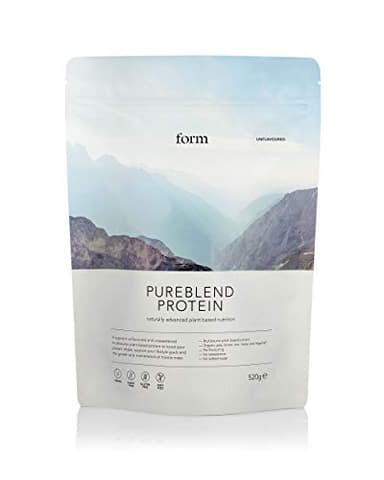 Form Pureblend Protein - Unsweetened and Unflavored Vegan Protein Powder - 32g of Plant Protein Powder Unflavored per Serving. Perfect for Your Smoothies, Cooking and Baking