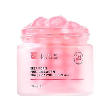 PDRN Pink Collagen Capsule Cream with Retinol & 5% Niacinamide – Salmon DNA Dual Texture Moisturizer for Face – 200Da Micro Collagen Jelly Gel for Barrier Repair, Firming & Glass Glow Skin – 2.37 oz