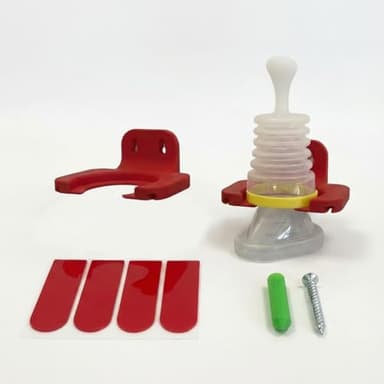 Wall Mount for LifeVac Choking Rescue Device - Emergency Storage Holder with Quick-Release Design, Easy Installation, Fits for LifeVac Units (Device not Included)