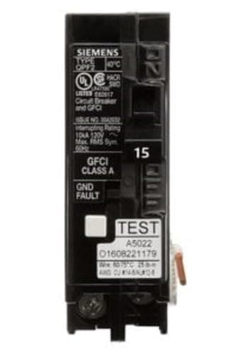 15 Amp 1-Pole GFCI Plug-On Neutral Circuit Breaker