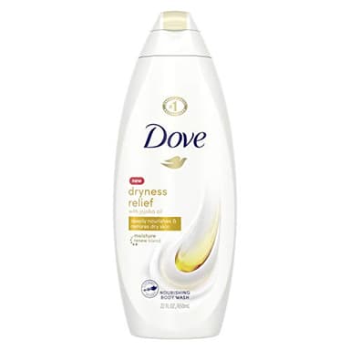 Dove Body Wash For Dry Skin Dryness Relief With Authentic Jojoba Oil 22 oz