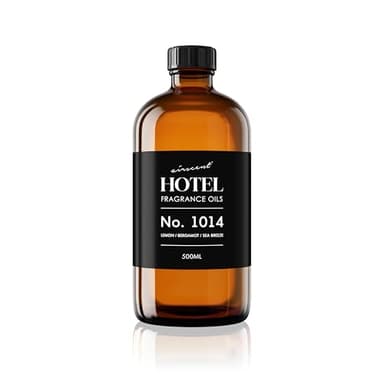 AirScent Hotel Diffuser Oil No. 1014 - The Iconic 5-Star Hotel Coastal Blend - Lemon Bergamot Sea Breeze - Fragrance Oil for Ultrasonic and Waterless Diffusers and Crafting - 500 mL