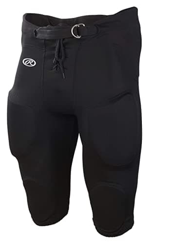 Rawlings | Adult Game/Practice Football Pants, Black, Small