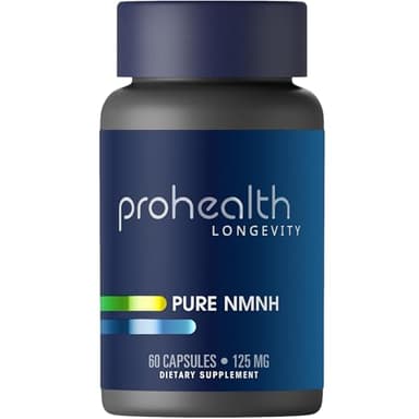 ProHealth Pure NMNH 125 mg | 60 Capsules | Next-Generation NAD+ Support with UthPeak™ Crystalline NMNH for Sustained Cellular Energy, Healthy Aging & Vitality | USA GMP-Manufactured