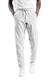 THE GYM PEOPLE Men's Fleece Joggers Pants with Deep Pockets Athletic Loose-fit Sweatpants for Workout, Running, Training