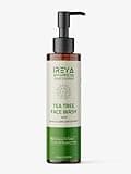 Ireya Ayurveda Tea Tree Face Wash 100ml (3.38oz) with Neem Extract & Tea Tree Oil | Moisturizing Cleanser for Men and Women, Gentle Daily Wash for Soft and Smooth Skin