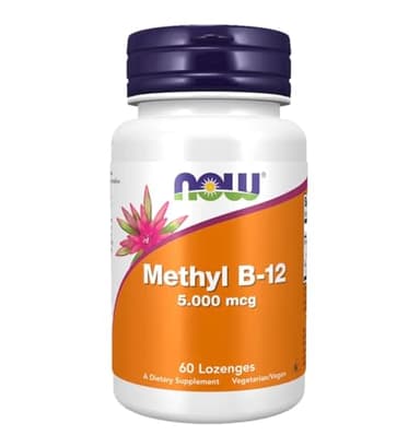 Methyl B-12 5000 mcg - 60 Lozenges by Now