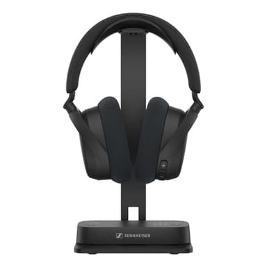 Sennheiser RS 275 TV Headphones - Bluetooth Headphones and Transmitter Bundle - Low Latency Wireless Headphones with Virtual Surround Sound, Speech Clarity and Auracast Technology - 50 h Battery