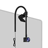 PEATOP Center Cam Middle Webcam,1080P Plug & Play Low Light Center Cam with Microphone Cover Middle Screen Webcam for PC Zoom,Video Call, Skype, Teams