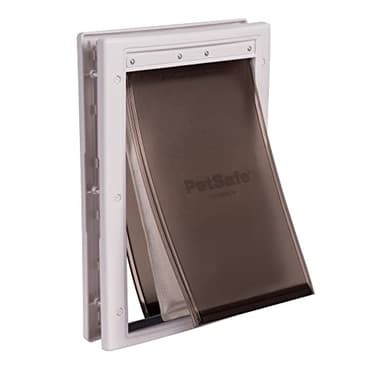 PetSafe Extreme Weather Pet Door - Insulated Weather-Resistant Dog & Cat Door with Durable Plastic Frame - Maximum Energy-Saving Efficiency - Medium - for Dogs & Cats up to 40 lbs